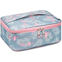 Neceser de Viaje para Maquillaje- Organizador Grande para Mujeres y niñas (Flamenco)